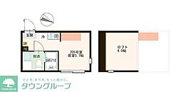 ザマリスコート金町 ワンルームの間取図画像