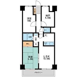 間取図画像 2SLDK