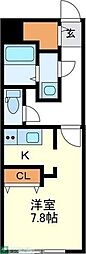 GVIVRE御器所 1Kの間取図画像
