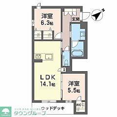 物件の間取り