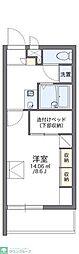レオパレスフィレンツェ七番 1Kの間取図画像