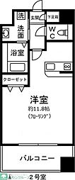 アンナマリーダイギ ワンルームの間取図画像