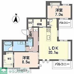 物件の間取り