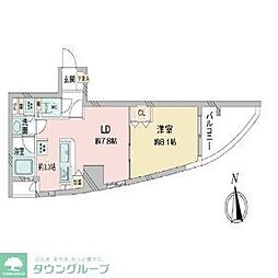さくらヒルズフジミ 1LDKの間取図画像