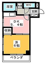 YS元町 1DKの間取図画像