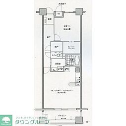 グラン・アベニュー名駅南 1LDKの間取図画像