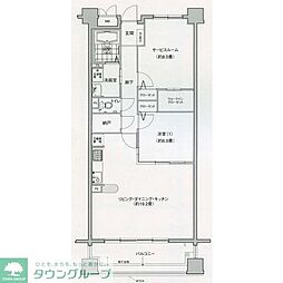 グラン・アベニュー名駅南 1SLDKの間取図画像