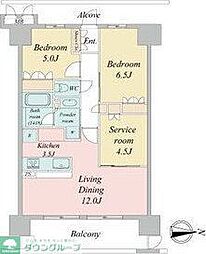 ラフィシア上前津 2SLDKの間取図画像