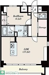 ポルタニグラ大須 1SLDKの間取図画像