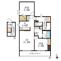 物件の間取り