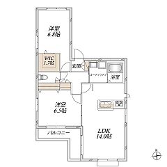 物件の間取り
