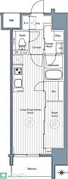 メイクスアート名駅WEST 1LDKの間取図画像
