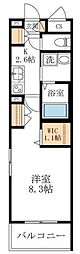 deonze 1Kの間取図画像