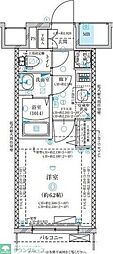 ディアレイシャス名古屋太閤通2 1Kの間取図画像