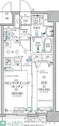 ディアレイシャス矢場町 1LDKの間取図画像