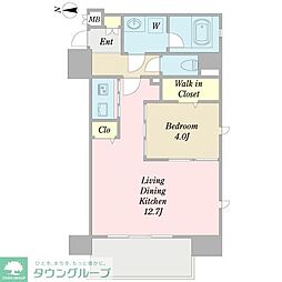 URBANCLOUDIZUMI 1LDKの間取図画像