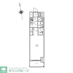 CRESTTAPP金山 1Kの間取図画像