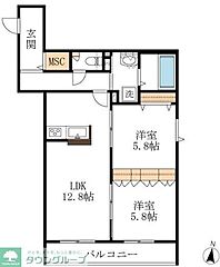 物件の間取り
