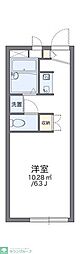 レオパレス瑞穂 1Kの間取図画像
