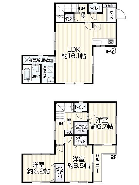 間取りを拡大表示