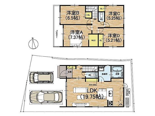間取りを拡大表示