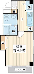 Elvita舞浜 1Kの間取図画像