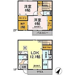 間取図画像 2SLDK