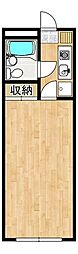 藤沢朝日町ダイカンプラザフクチハイツ 1Kの間取図画像