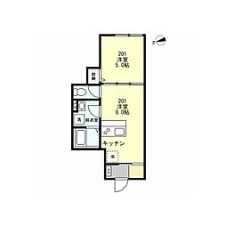 間取図画像 1LDK