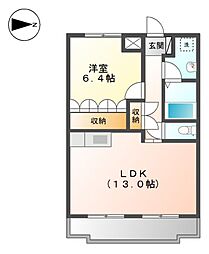 間取図画像 1LDK