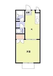 間取図画像 1DK
