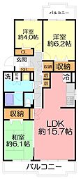 間取図画像 3LDK