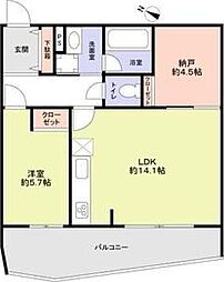 間取図画像 1SLDK