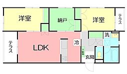 間取図画像 2SLDK