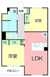 間取図画像 1SLDK