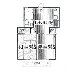 間取図画像 2DK