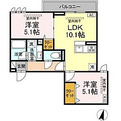 物件の間取り