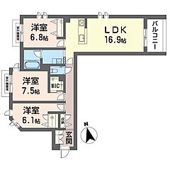 物件の間取り