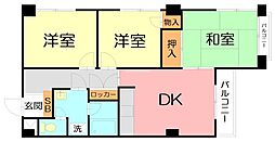 藤沢ハイツ 3LDKの間取図画像