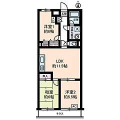 物件の間取り