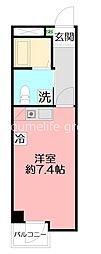 パークヒルズ茅ヶ崎 ワンルームの間取図画像