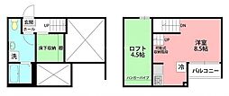 Lani Terrace辻堂 ワンルームの間取図画像