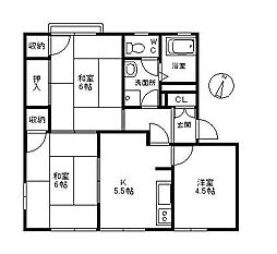 メゾンさくら 3Kの間取図画像