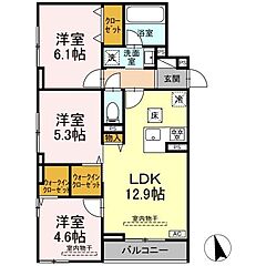 物件の間取り