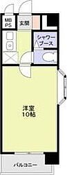 スミノ藤沢 1Kの間取図画像