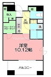 グラン・コスタ湘南 1Kの間取図画像