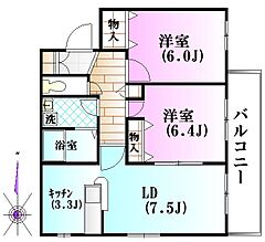 物件の間取り