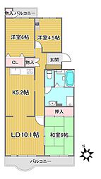 間取図画像 3LDK