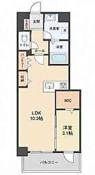 北九州市小倉北区金鶏町マンション 1LDKの間取図画像