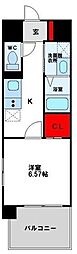 KSK南小倉コアプレイス 1Kの間取図画像